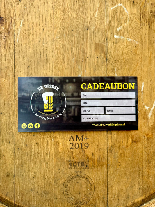 Cadeaubon Brouwerij De Grieze